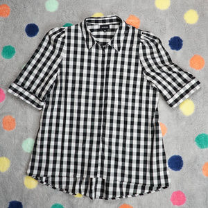 Who What Wear Gingham Shirt